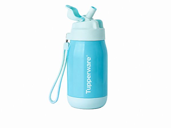 Tupperware Garrafa Térmica Infantil 330ml Azul Aquamarine