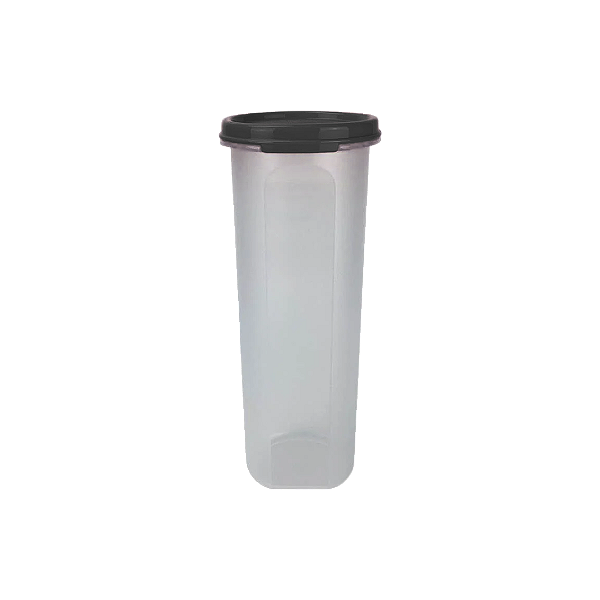 Tupperware Modular Redondo 890ml Tampa Preta
