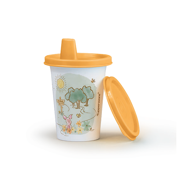 Tupperware Copinho com Bico 200ml Baby Pooh Aquarela