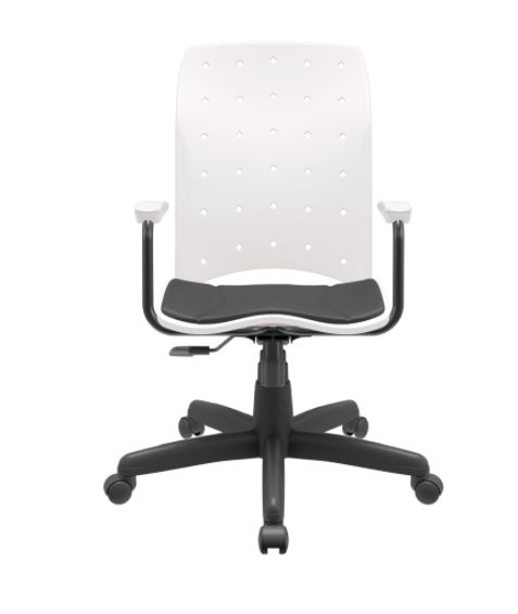 Cadeira Ergoplax Presidente Gir.Standard C.Almofadado Branco