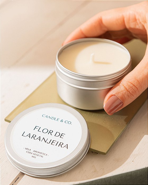 Vela Aromática Flor de Laranjeira 90g