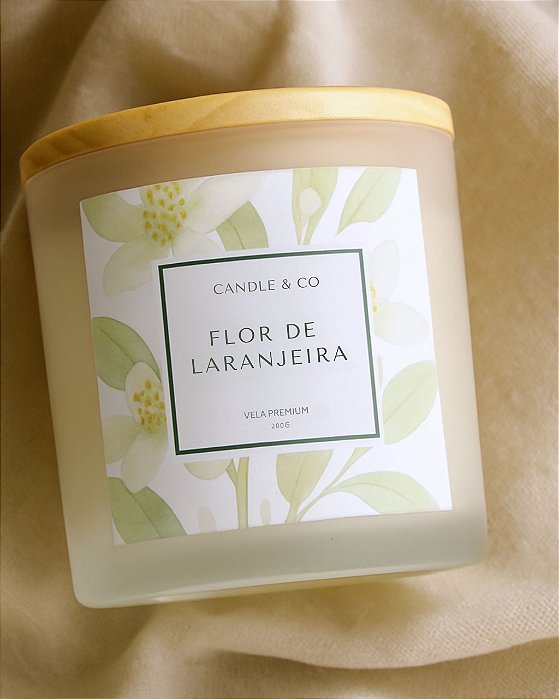Vela aromática Flor de Laranjeira 200g