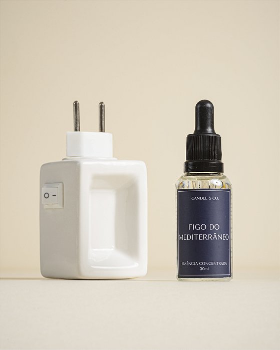 Kit Difusor Elétrico e Essência Concentrada Figo do Mediterrâneo 30ml