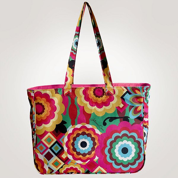 coloured tote bolsas