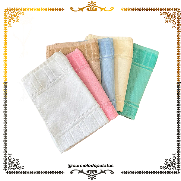 Toalha de Lavabo Aveludada (Avulsa)