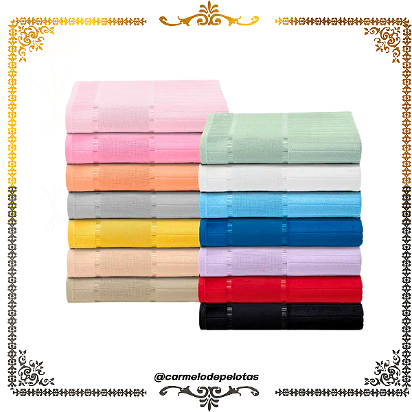 Toalha de Rosto Aveludada (Avulsa)