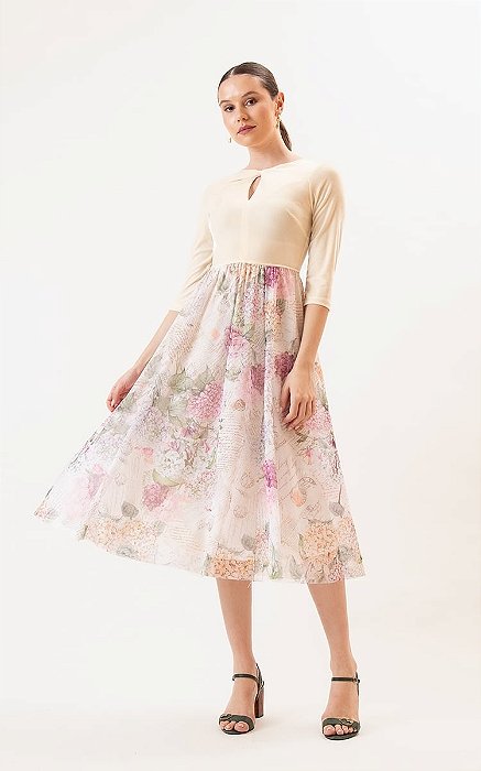 VESTIDO CARTAS PARA VOCE VELUDO