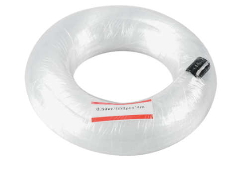 Kit para céu 100 Cabo de de 1 metro fibra ótica efeito estrelado