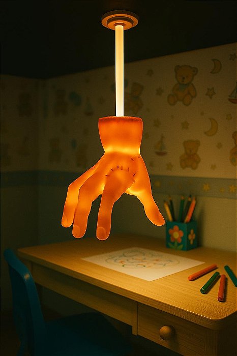 Luminária decorativa mãozinha original