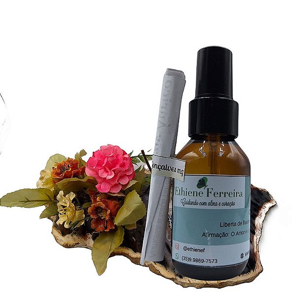 Indian Song Spray Áurico para Equilíbrio e Positividade - Antidepressivo Natural com Óleos Essenciais