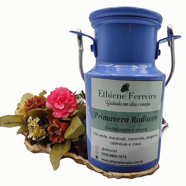 Primavera Radiante – Chá Calmante e Revitalizante Natural