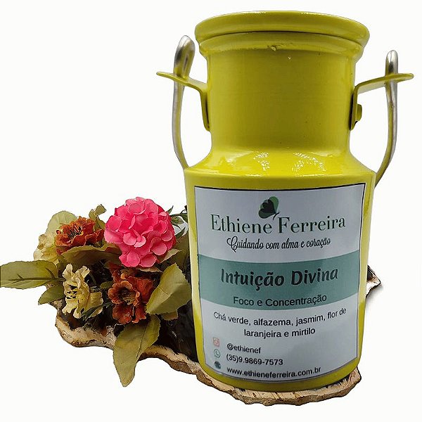 Intuição Divina – Chá Verde Floral para Foco e Conexão Interior