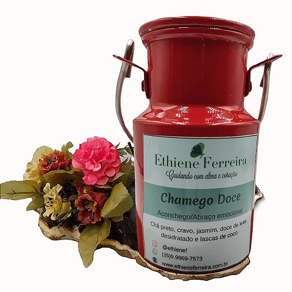 Chamego Doce – Chá Preto com Doce de Leite e Coco Queimado