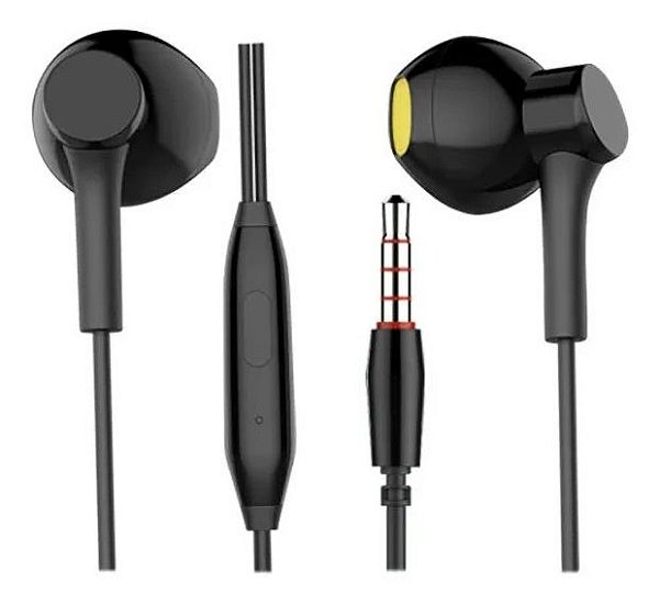Fone de Ouvido P2 Intra Auricular Com Microfone