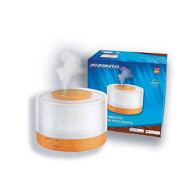 Difusor Aromático Umidificador Inteligente Wi-Fi Alexa Tuya