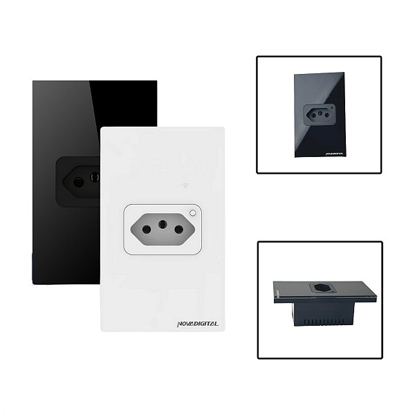 Interruptor Tomada Inteligente De Embutir 20A