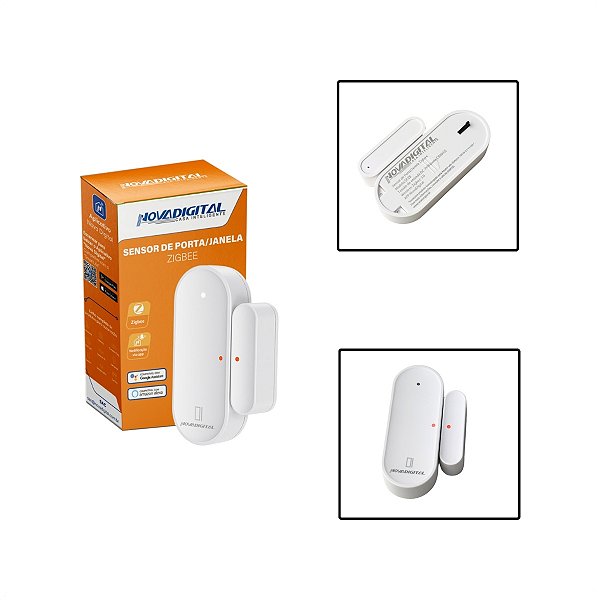 Sensor Inteligente de Porta e Janela Zigbee Tuya Smart Life