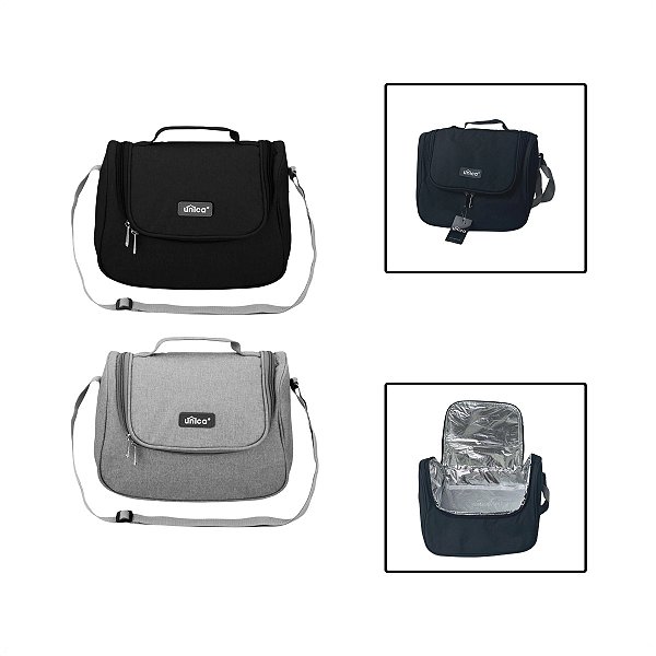 Bolsa Porta Marmita Necessaire Lancheira Térmica Alça Fixa