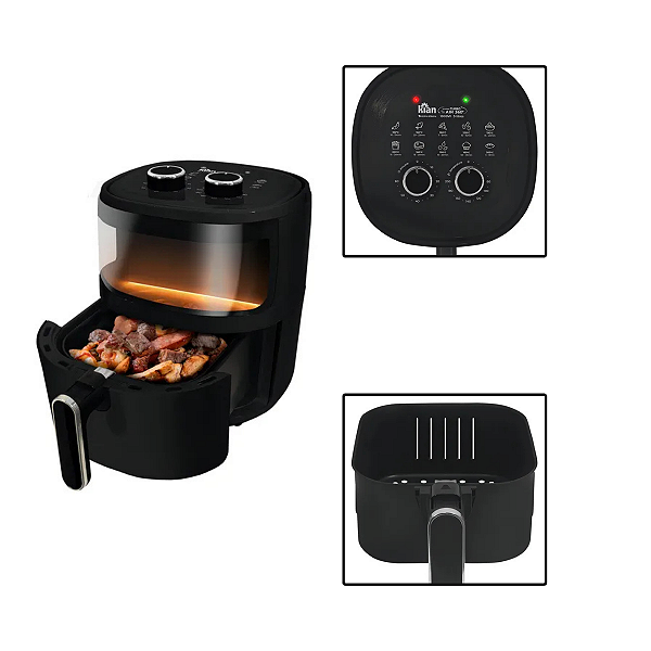Fritadeira Air Fryer Kian AF-104 5L Visor 1800W 127V