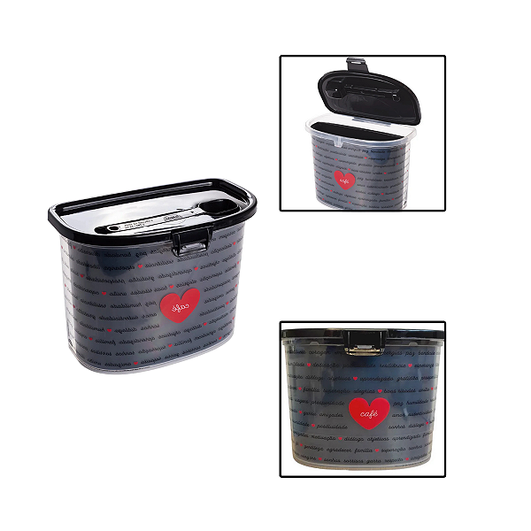 Porta Cafe e Filtro C/ Colher