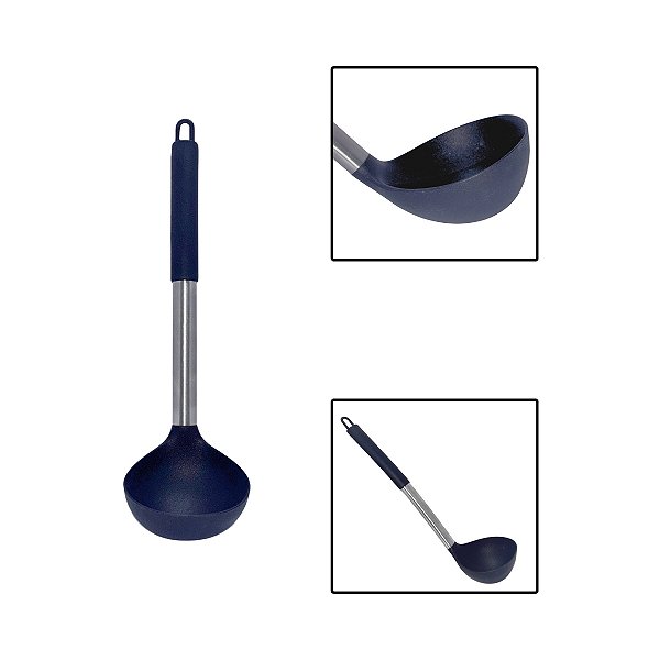 Concha Silicone Inox Preto Linha Facile