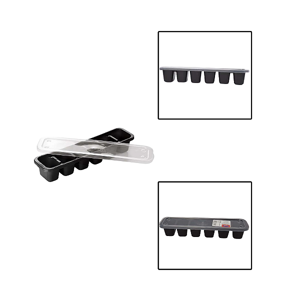 Forma de Gelo C/ Tampa 180ml