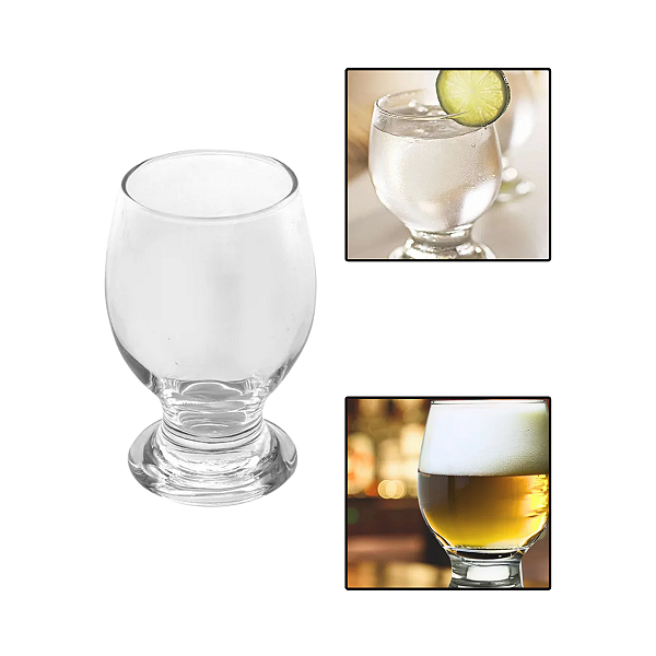 Taca de Vidro Paulista Agua 250ml