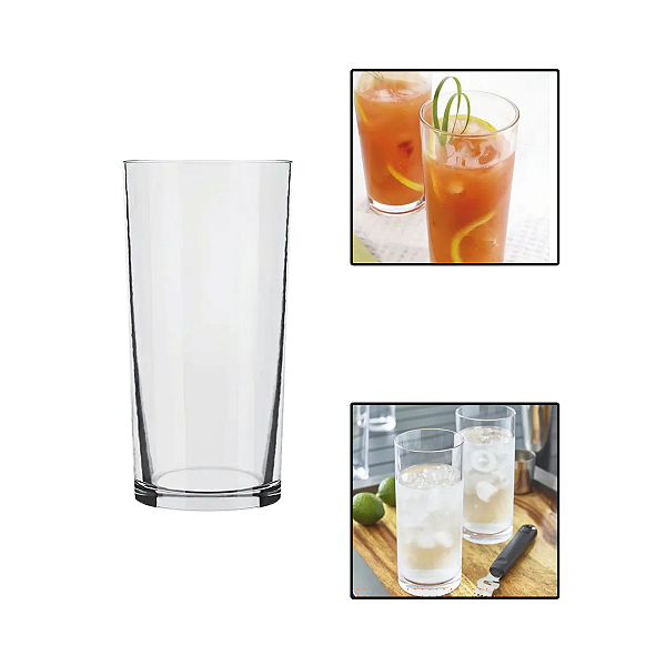 Copo de Vidro Cylinder 300ml