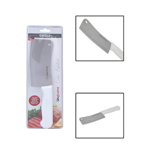 Cutelo Faca Carne Profissional Inox 6" Linha Essential