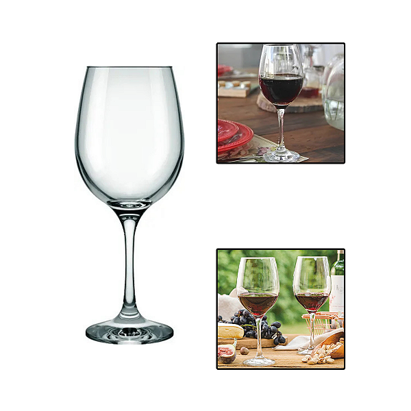 Taca de Vidro Barone 490ml