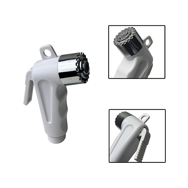 Gatilho Ducha Higiênica Chuveirinho Abs Bico Cromado 1/2"