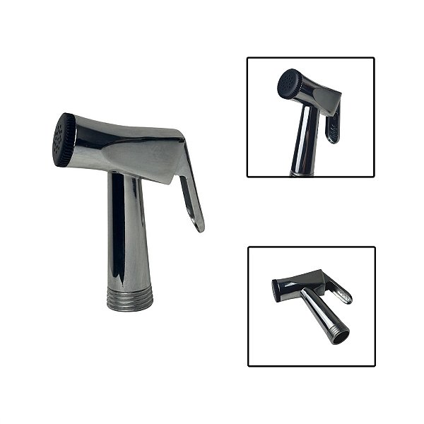 Gatilho Ducha Higiênica Manual Metal Cromado 1/2"
