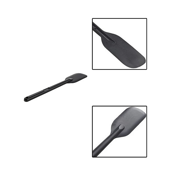 Espatula Pao Duro Plastico Preta