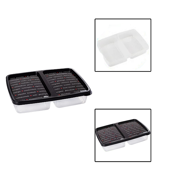 Pote P/ Presunto e Queijo C/ 2 Divisorias