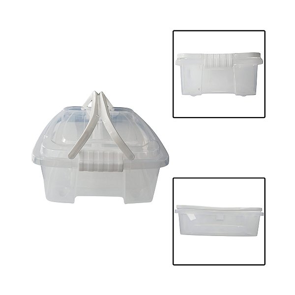 Caixa 5L Com Alça Trava Gran Box Baixa