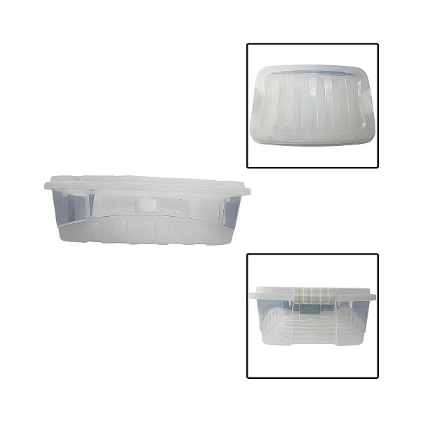 Caixa 13 L Organizadora Empilhavel Gran Box Baixa