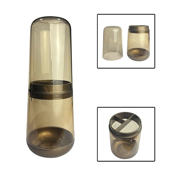 Porta Escova Blend Dourado 365 ML