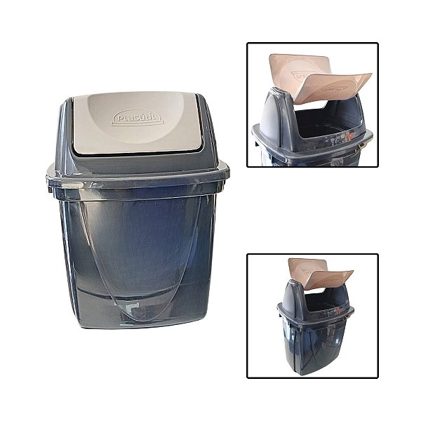 Lixeira Basculante para Pia 4,9L 6,5L