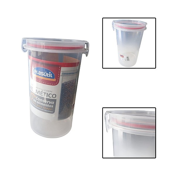 Porta Mantimentos Trava Mais Redondo 1,8L