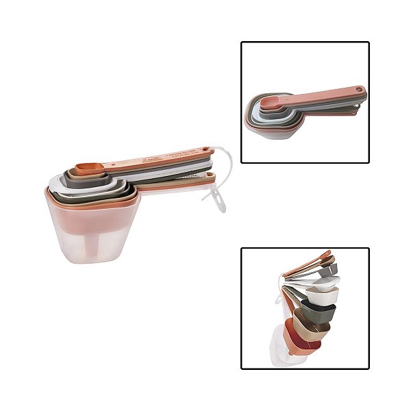 Kit Conjunto Medidores De Cozinha 9 Peças