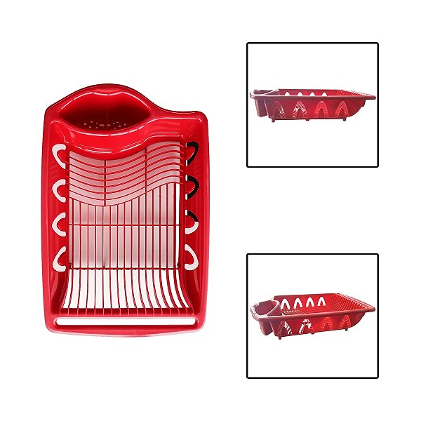 Escorredor de Louça Vermelho