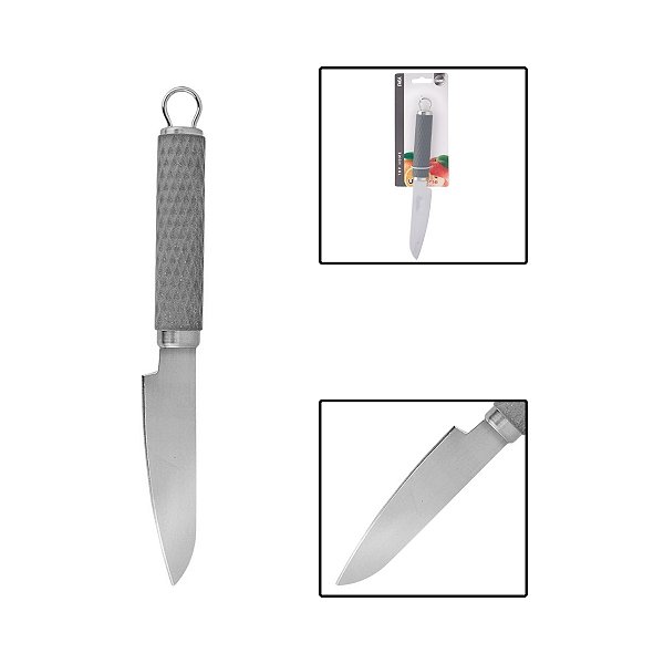 Faca Lâmina Inox 25 Cm Cabo De Silicone Top Home