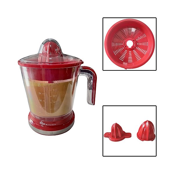 Espremedor Turbo Vermelho 127V