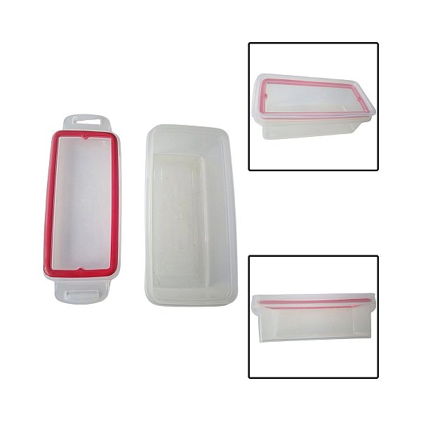 Porta Mantimentos Hermético Trava Mais 875ML