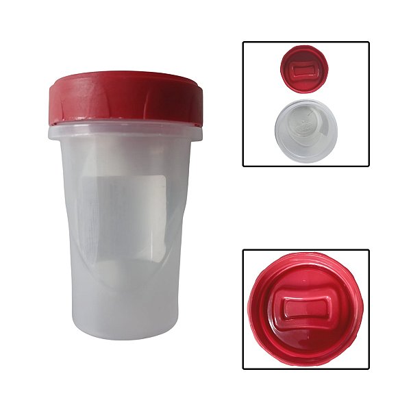 Pote Redondo Tampa Rosca Clic 90ML