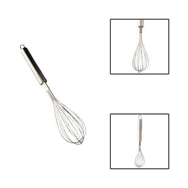Batedor de Metal Fue Fouet Para Ovo