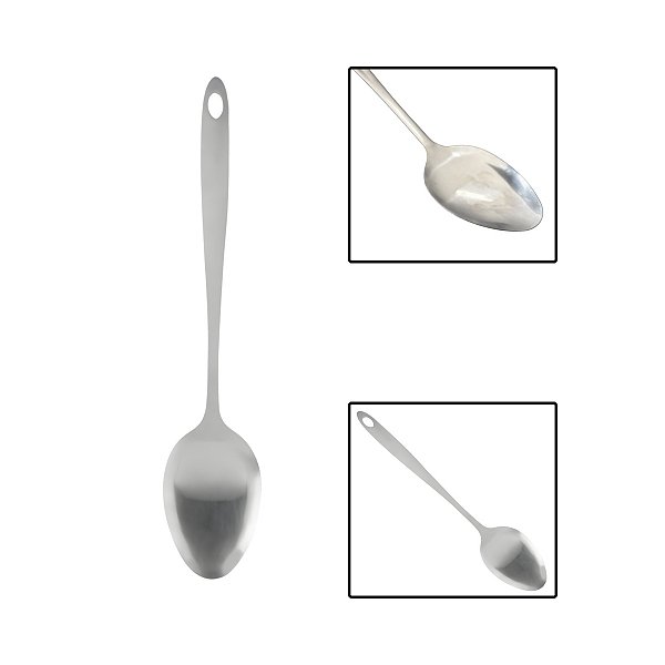 Colher Servir Aço Inox Mesa Sopa