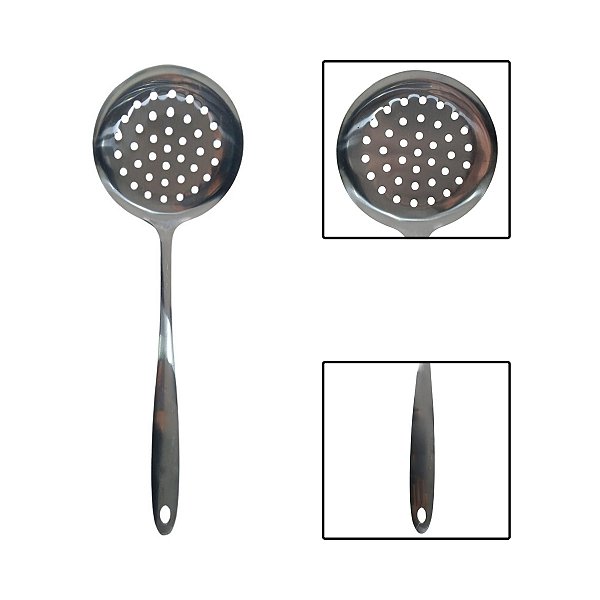 Escumadeira em Aço Inox