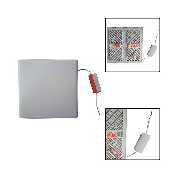 Painel Infinity 36W 6000K Quadrado IP20 Bivolt