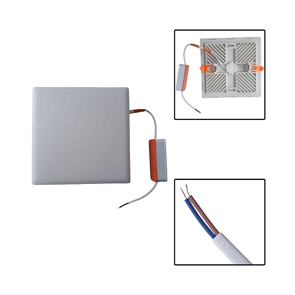 Painel Infinity 24W 4000K Quadrado IP20 Bivolt